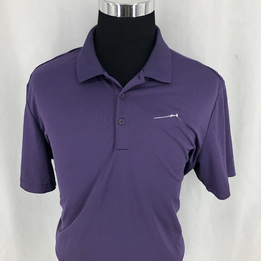 Adidas Short Sleeve Purple Performance Golf Polo Shirt DM3008 XL